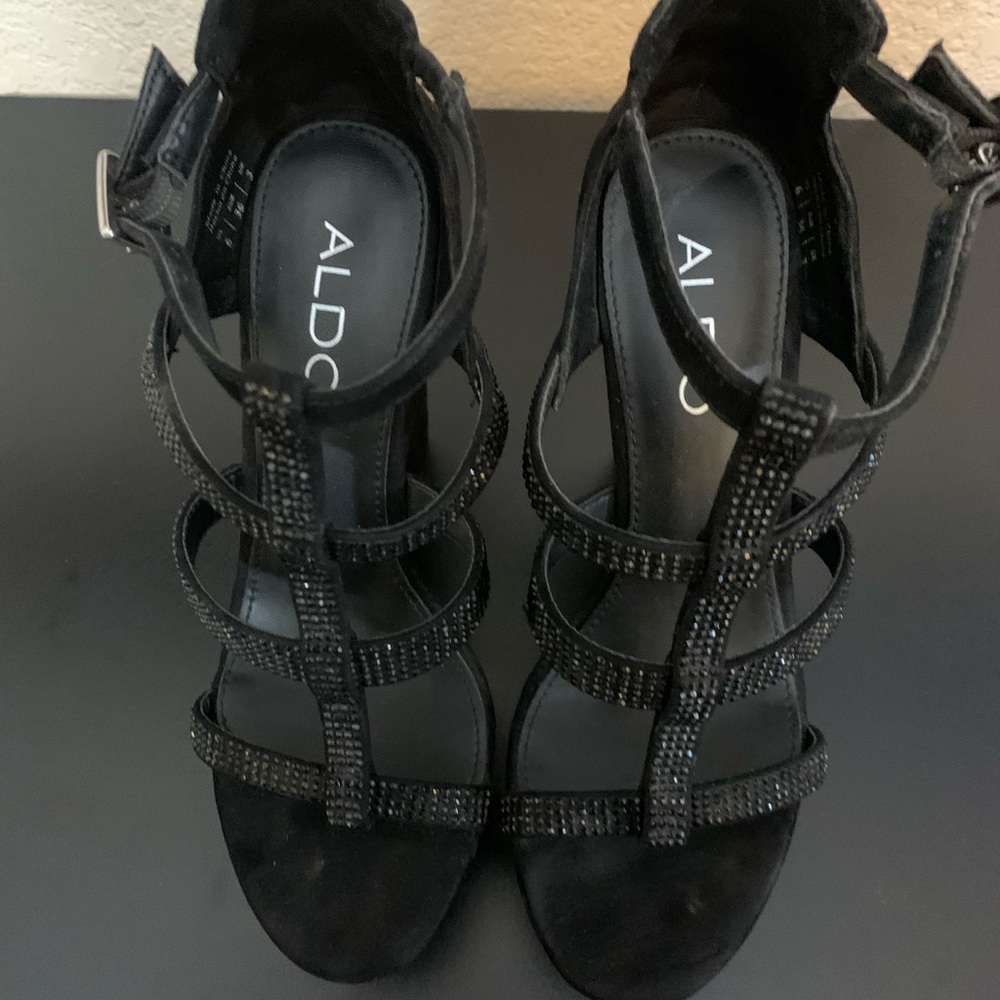 Suede, WEDGE heel size 6, ALDO